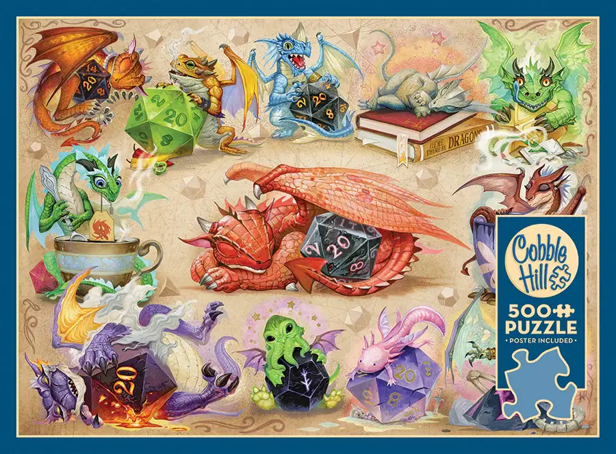 D20 Dragons | 500 Piece