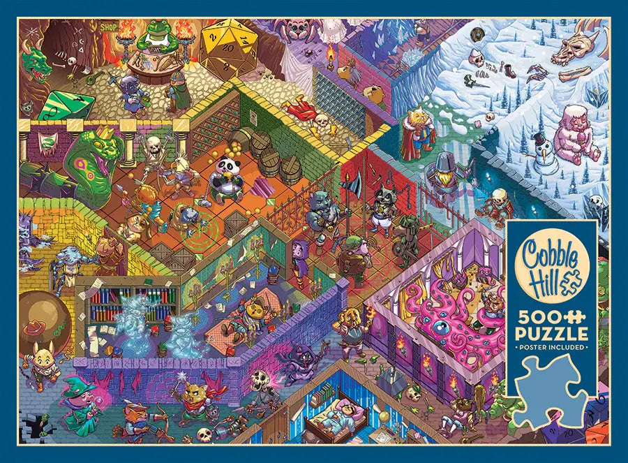 Dungeon Run 500 Piece Puzzle