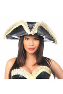 Faux Leather Pirate Hat