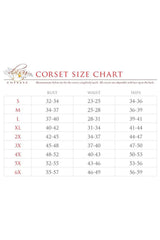 Top Drawer 4 PC Black/Red Premium Pirate Corset Costume