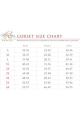 Top Drawer 4 PC Black Lace Premium Pirate Corset Costume