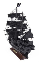 Load image into Gallery viewer, 6.5" X 20" X 19"Black Pearl Pirate Ship