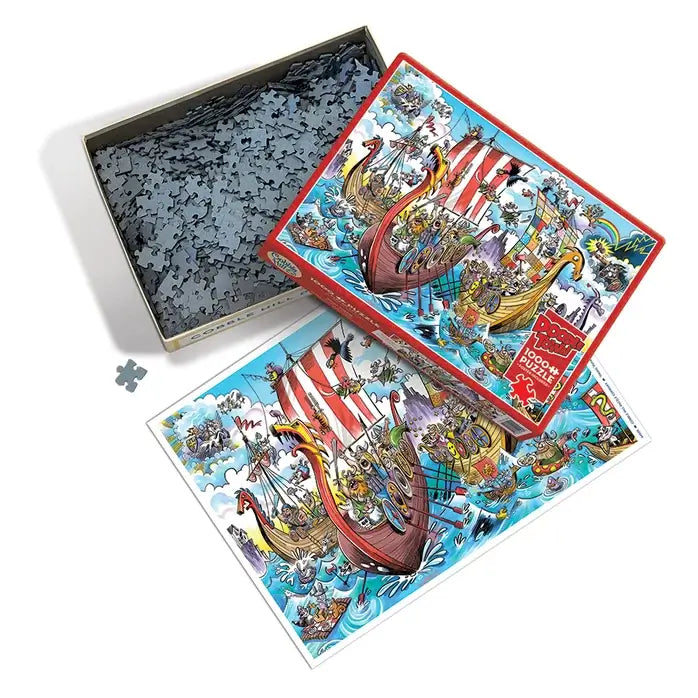 DoodleTown: Viking Voyage | 1000 Piece Puzzle