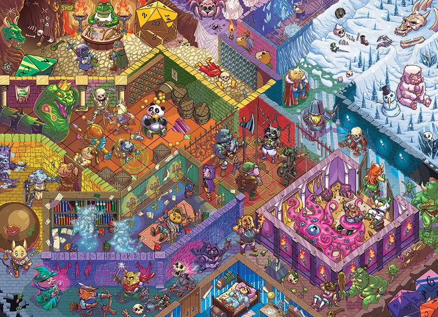Dungeon Run 500 Piece Puzzle