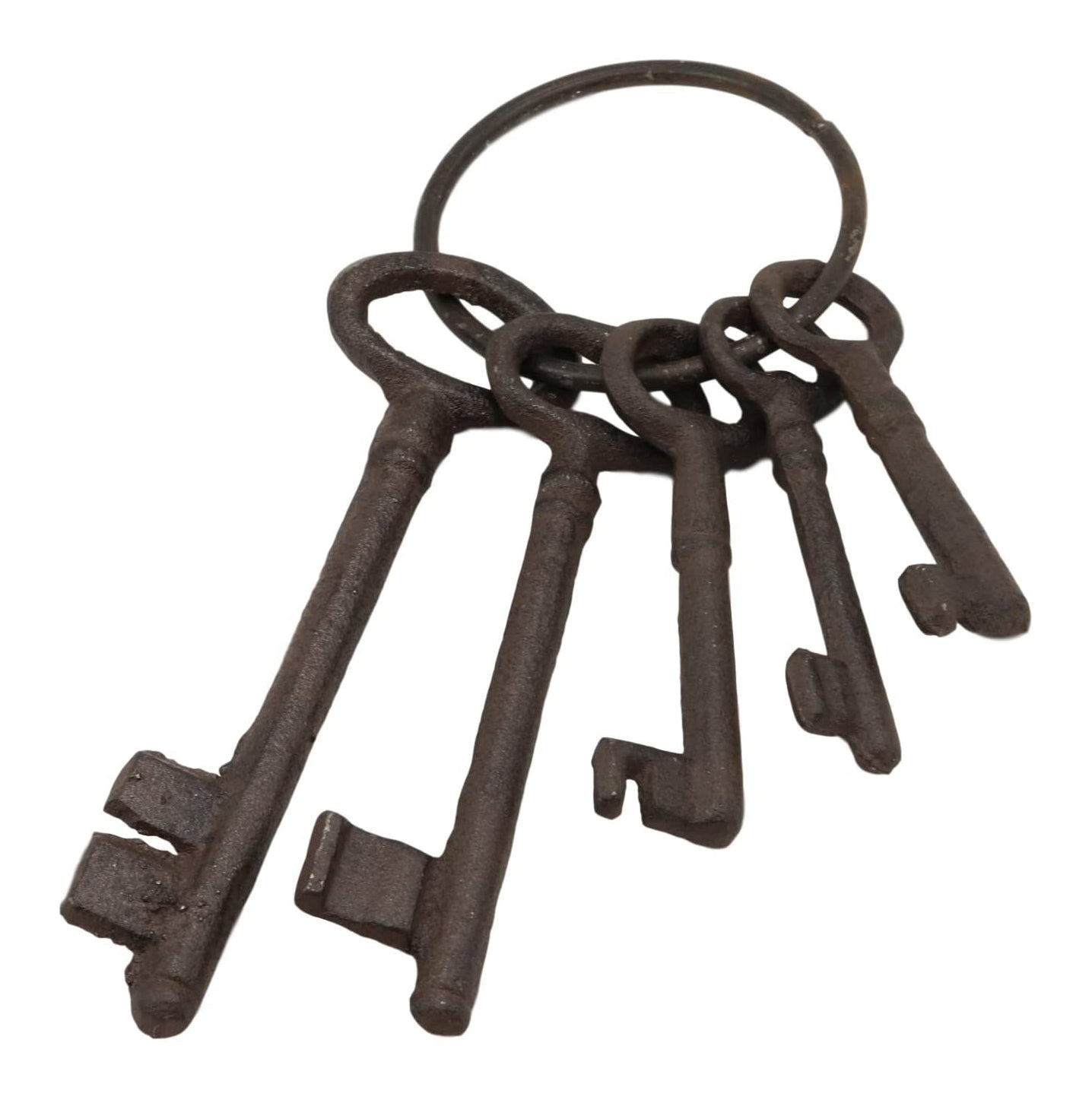 Seven Seas Pirates Vintage Pirate Skeleton Keys - Iron - Ideal for Cosplay and Themed Parties - Set of 5