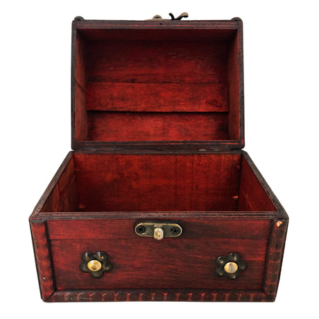 Wooden Pirate Treasure Chest Start Your Adventure