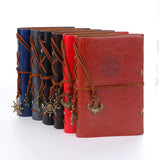 Spiral NoteBook Newest Diary Book Vintage Pirate Anchors PU leather Note Book Replaceable Xmas Gift Traveler Journal