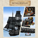 Brick Toy Pirate Ship Model