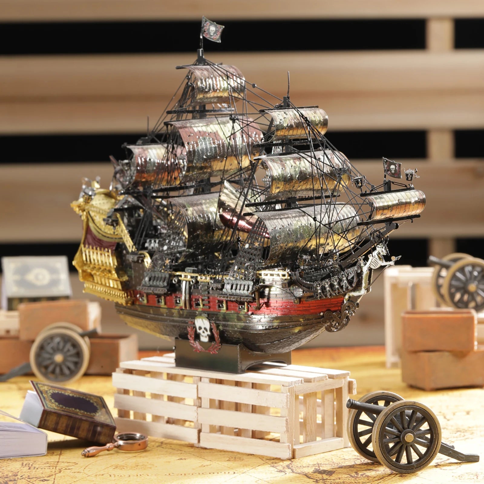 The Queen Anne's Revenge Pirate Ship 3D Model