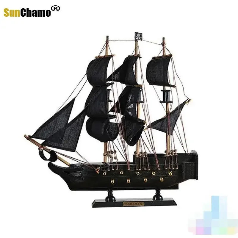 The Black Pearl Wooden Ship Model