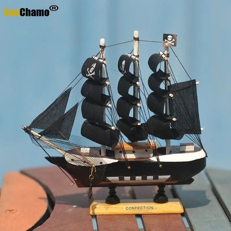 The Black Pearl Wooden Ship Model