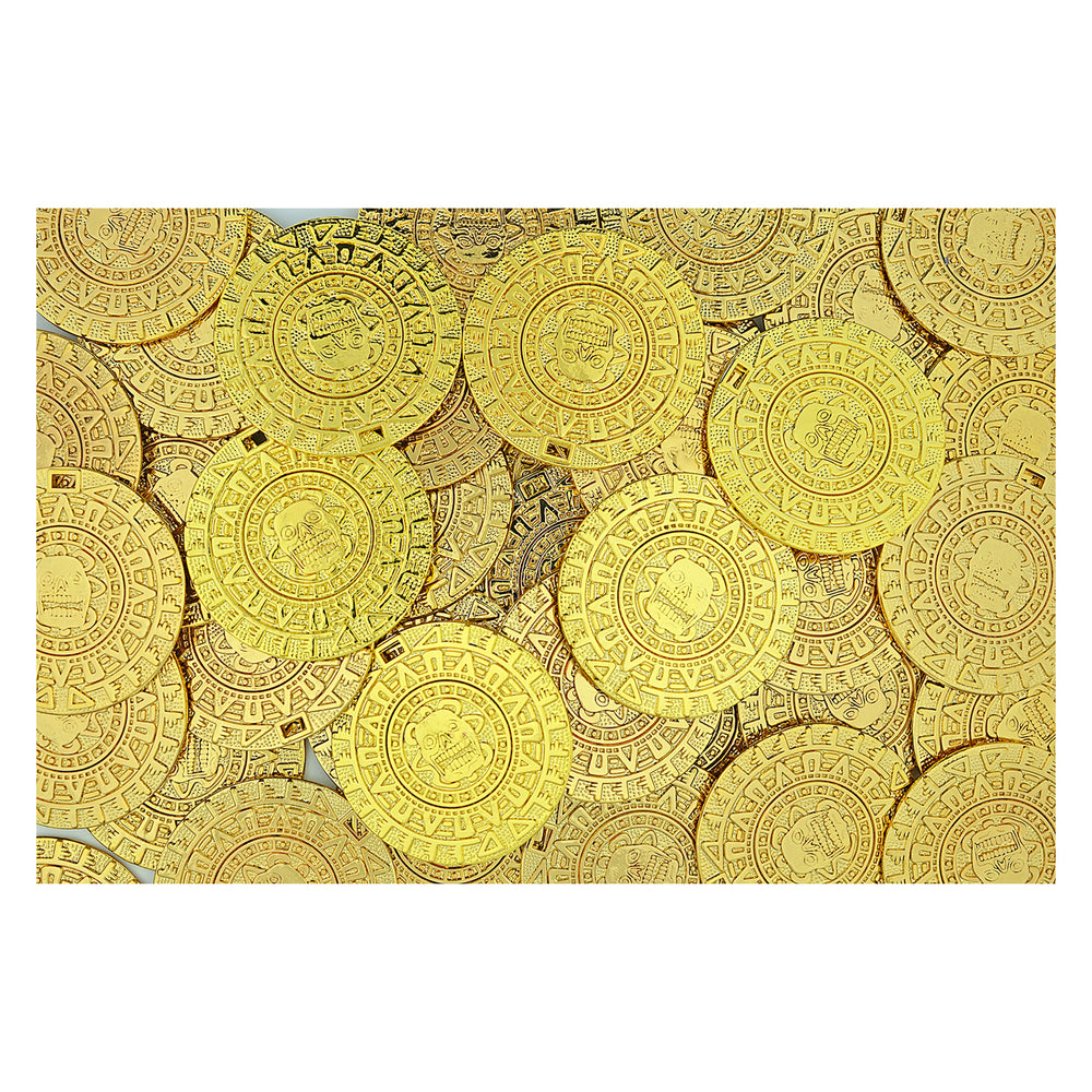Shiny Gold Toy Metal Aztec Pirate Coins - You Choose The Quantity