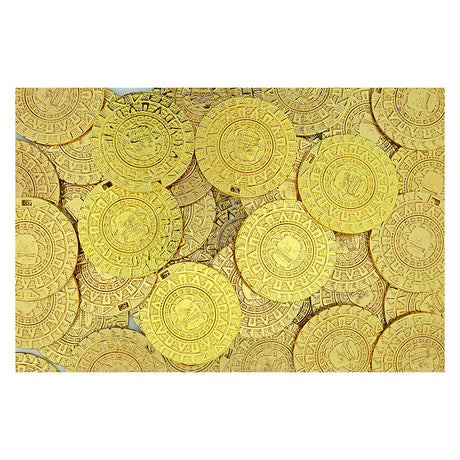 Shiny Gold Toy Metal Aztec Pirate Coins - You Choose The Quantity