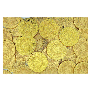Shiny Gold Toy Metal Aztec Pirate Coins - You Choose The Quantity