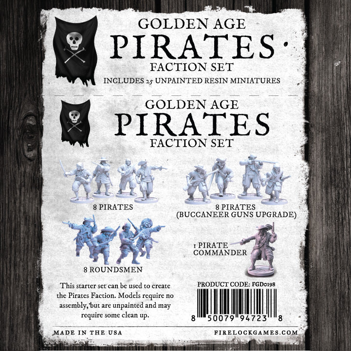 Golden Age Pirate Faction Set