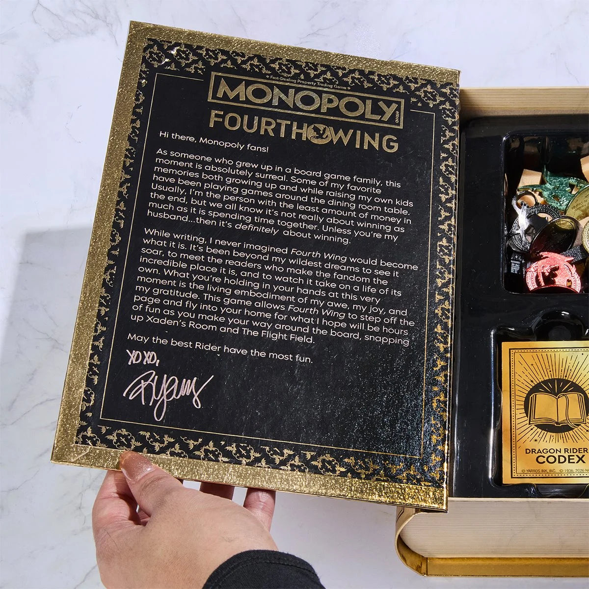 Fourth Wing Edition Monopoly Board Game
