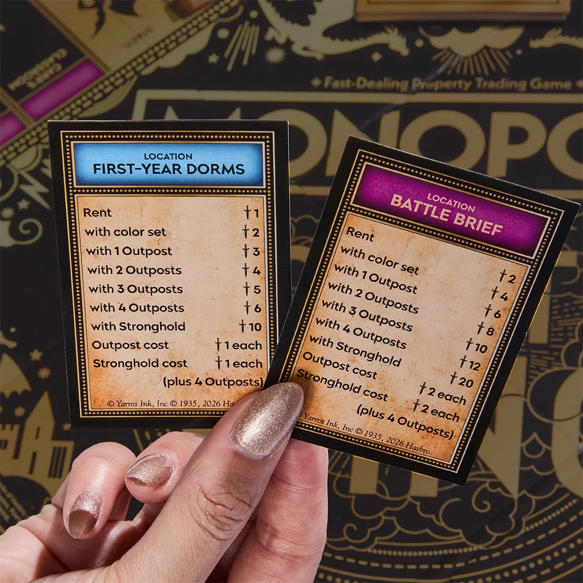 Fourth Wing Edition Monopoly Board Game