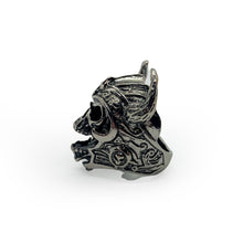 Load image into Gallery viewer, Horned Devil Skull Ring Stainless Steel