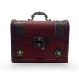 Wooden Pirate Chest with Gold Coins