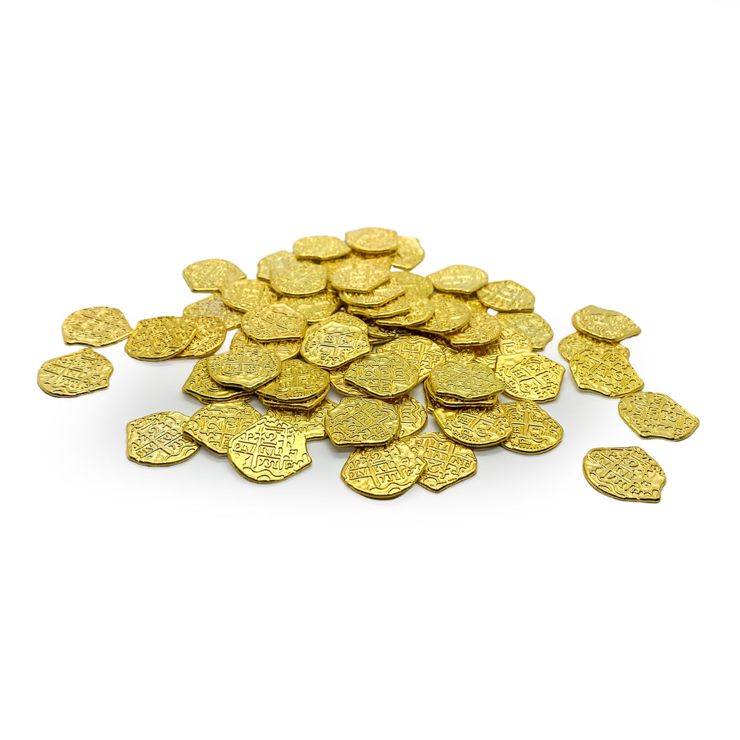 Metal Gold Pirate Doubloons
