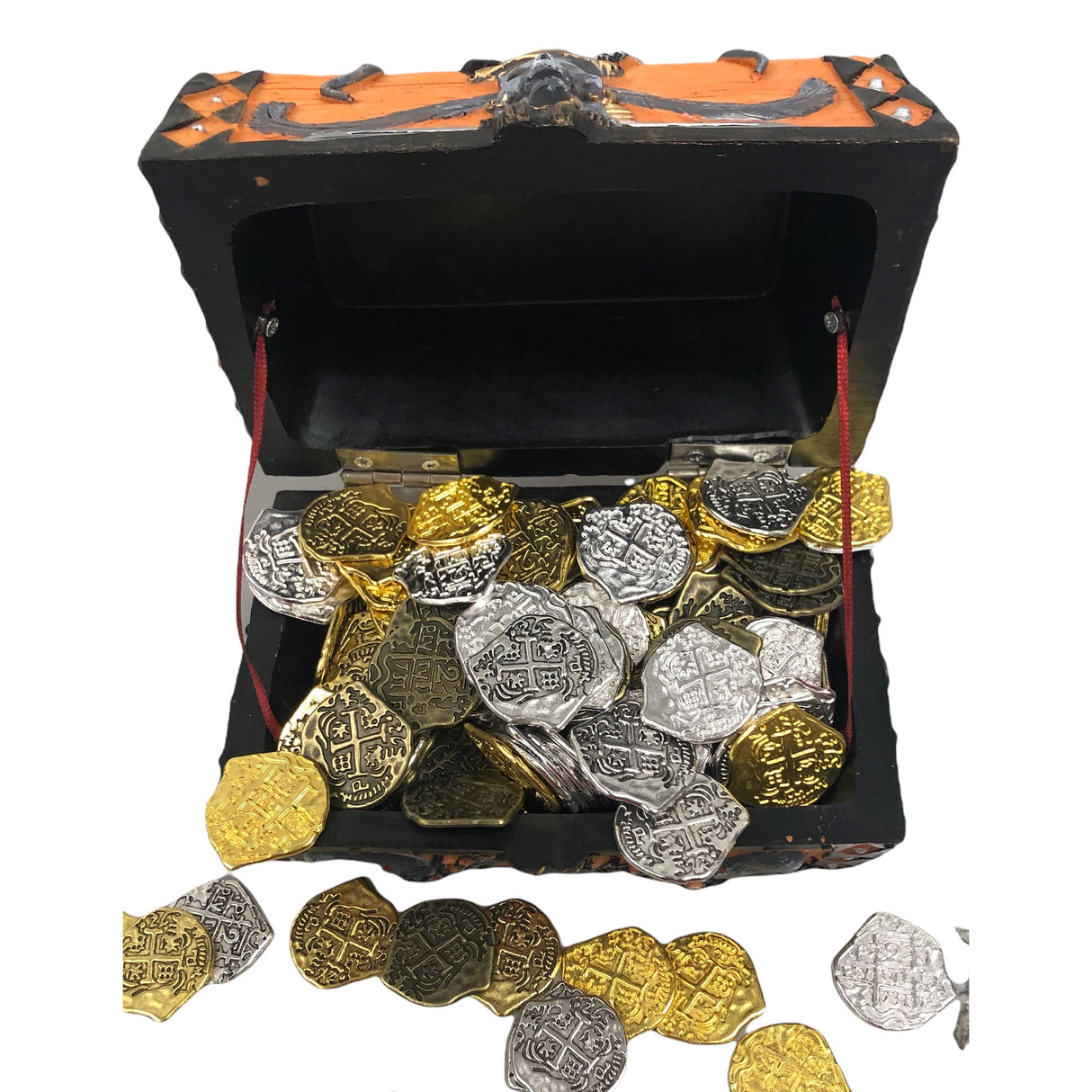 Octopus Chest with Mixed Doubloons