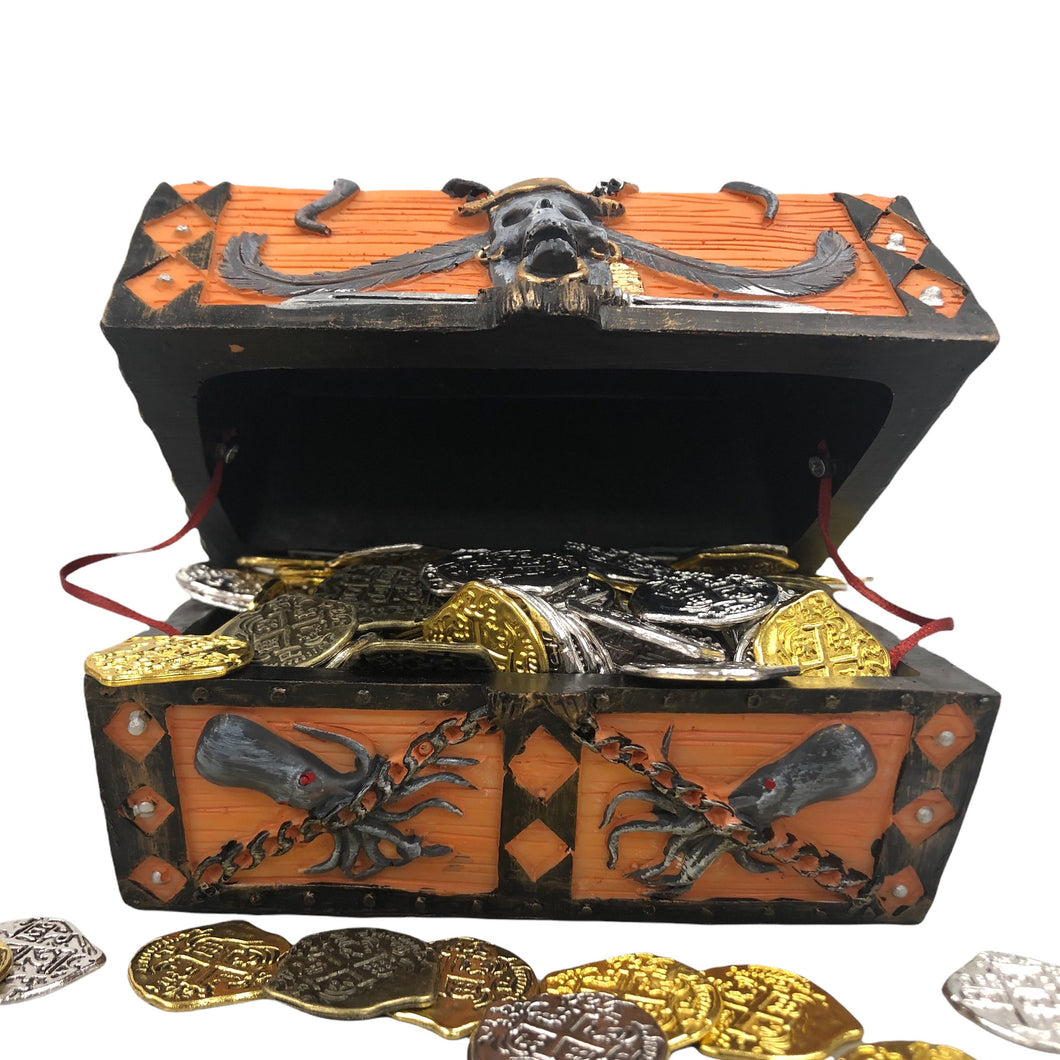 Octopus Chest with Mixed Doubloons